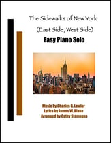 The Sidewalks of New York (East Side, West Side) (Easy Piano Solo) piano sheet music cover